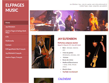Tablet Screenshot of elfpagesmusic.com